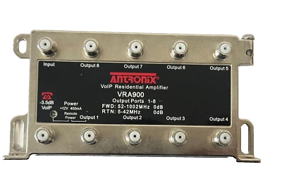 Antronix VRA900/ACP VoIP Integrated Residential Amplifier Coaxial - Image 1 of 2