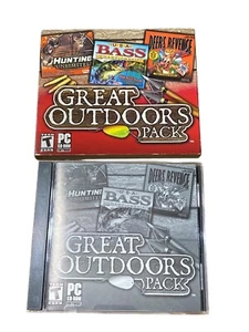 Great Outdoors Pack Hunting Fishing PC Windows 98/Me/3.1/XP CD-ROM game - Picture 1 of 9
