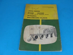 Operator Manual for John Deere F115 F125 Series Integral Moldboard Plows - Picture 1 of 3