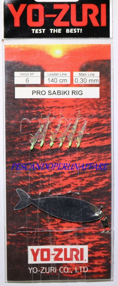 YO-ZURI SABIKI AND RIGS PRO SABIKI RIG - Immagine 1 di 1