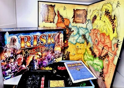 Juego de Mesa Risk Lord Of The Rings Edición Trilogía 100% Completo con Anillo LN Foto 1 de 4