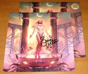 PARIS HILTON - INFINITE ICON - LIMITED BABY PINK COLORED LP W/ SIGNED ART CARD - Picture 1 of 1