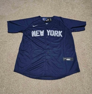 sNWT #99 Aaron Judge Navy Blue New York Yankees Jersey Mens XL - Picture 1 of 2