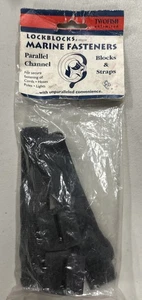 1 Pack TWOFISH Lockblocks MARINE FASTENERS Parallel Channel VINTAGE! NEW! - Picture 1 of 3