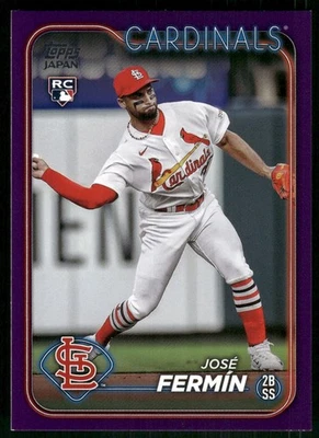 2024 Topps Japan Edition #181 José Fermín Purple #/50 - Image 1 of 2