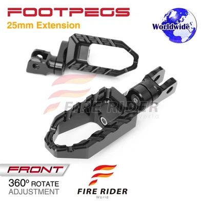 Para Ducati Hypermotard 939 16-18 17 BUZZ 1 pulgada Riser Rider Touring estriberas Foto 1 de 4