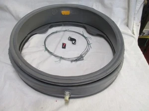 MDS47123606 LG Washer Door Seal Boot Gasket MDS47123604 Boot Seal Clamps / Hose - Picture 1 of 16