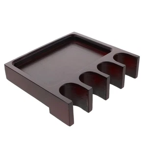 Organizzatore Bastone da Piscina da Tavolo: Artiglio Stecca 4 Slot con Tacca Profonda - Legno - Foto 1 di 12
