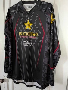 Camiseta deportiva de motocross Answer Racing Rockstar Energy Drink manga larga talla grande - Imagen 1 de 4