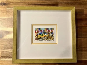 James Rizzi Nothing Lasts Forever Serigraphs 3D Pop art Signed Framed ED350 1990 - Picture 1 of 7