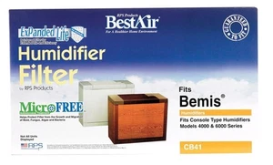 Best Air CB41 Anti-Microbial Humidifier Wick Filter 4-7/8 Hx16-3/4 Wx9-3/4 D in. - Picture 1 of 2