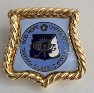 Delmas Sterling Lapel Pin or Pendant Vintage 1987 Bob Hope Chrysler Classic - Picture 1 of 5