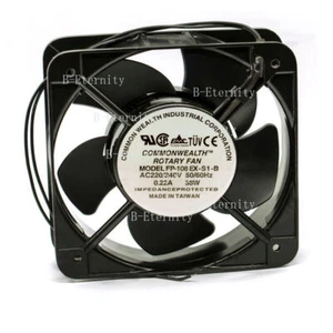 NEW Commonwealth FP-108-EX-S1-B Rotary Cooling Fan, 220 / 240VAC 50 / 60Hz 38W - Picture 1 of 3
