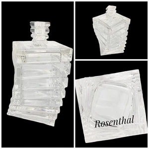 Rosenthal of Germany Scatola portagioie vintage in vetro impilato con coperchio - Foto 1 di 13