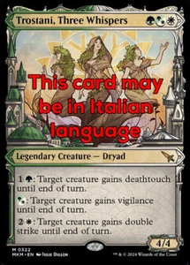 MTG TROSTANI, THREE WHISPERS 322 EXC - TROSTANI, TRE SUSSURRI - MKM X IT - Picture 1 of 1