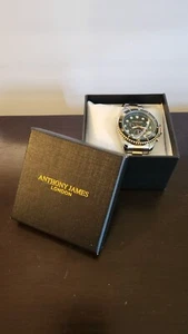 Anthony James Stealth Chronograph Two Tone Black - Picture 1 of 4