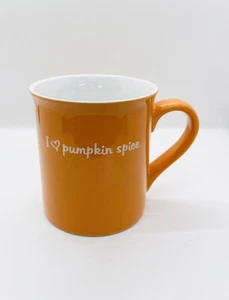 I Love Pumpkin Spice Orange Coffee Hot Tea Mug Love Your Mug M1 - Picture 1 of 4
