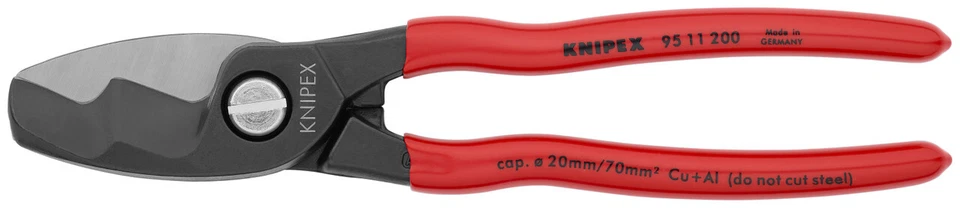 Knipex 95 11 200 SBA, Cable Shears-Twin Cutting Edges - Image 1 of 1
