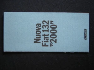 Depliant Brochure Fiat 132 2000 - Foto 1 di 1