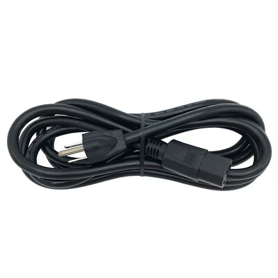 8Ft UL Certified Volex 3-Prong Power Cord NEMA 5-15P to IEC320 C15 - 125V 15A - Image 1 of 4