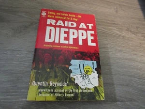 RAID AT DIEPPE BY QUENTIN REYNOLDS VINTAGE AVON BKS WW2 HISTORY - Picture 1 of 2