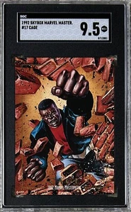 1992 SKYBOX MARVEL MASTERPIECES CAGE SGC 9.5 POP 4 HIGHEST - Picture 1 of 2