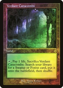 Verdant Catacombs *FOIL Etched*- MH3 - NM - Magic The Gathering - MTG - Picture 1 of 1