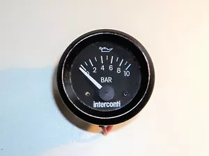 Oldtimer Interconti Öldruckanzeige Zusatzinstrument vintage oil pressure gauge - Picture 1 of 3