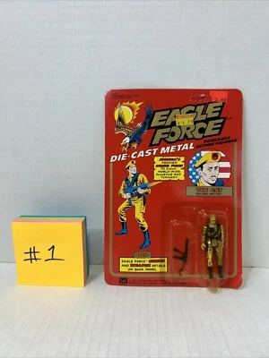 THE CAT ESCAPE ARTIST 1981 Mego Eagle Force Die Cast Metal figure Sealed Z5 #1 - Image 1 of 4
