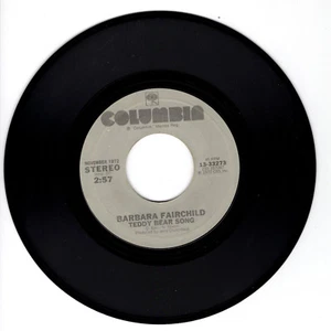 BARBARA FAIRCHILD Teddy Bear Song M- 45 RPM REISSUE - Picture 1 of 2