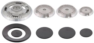 Kit 4 Bruciatori Piattelli Spartifiamma ORIGINALI REX 3 Fuochi + Tripla Corona - Foto 1 di 2