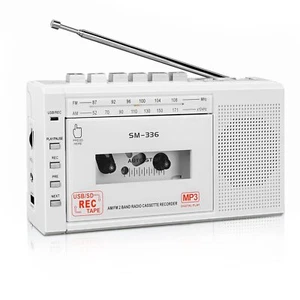 Portable Cassette Player Recorder Cassette To Mp3 Digital Converter Via Usb Or M - Picture 1 of 7