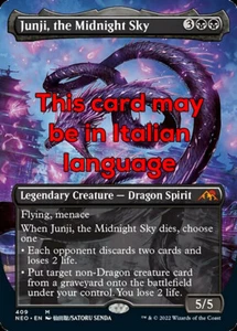 MTG JUNJI, THE MIDNIGHT SKY 409 FOIL EXC JUNJI, IL CIELO DI MEZZANOTTE NEO X IT - Picture 1 of 1