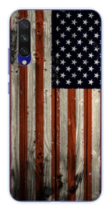 Coque en silicone imprimée compatible Xiaomi Mi A3 USA Hood - Photo 1 sur 3