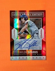 2014 Elite Extra Edition Prospects Signatures #38 Taylor Sparks SN 132/499 - Picture 1 of 2