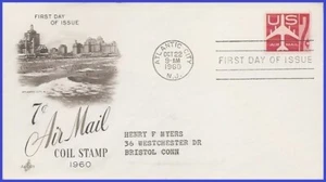 USA4 #C61 ADDR ARTCRAFT FDC Red Jet - Picture 1 of 1