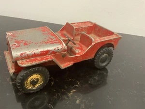 Vintage AL-TOY Cast Metal Aluminum WILLY'S JEEP (10-1/4 Inches Long) NICE - Picture 1 of 13