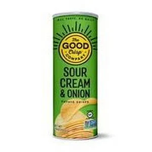 (4 pack) The Good Crisp Company Gluten Free Sour Cream and Onion Snack Chips - Picture 1 of 10