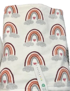 Kassa Kids Kassatex Bath Towel Rainbow/Hearts - Picture 1 of 8