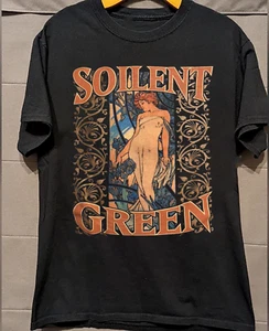 Soilent Green - Vintage 90s - Sewn Mouth Secrets T Shirt Black All Size KK216 - Picture 1 of 3