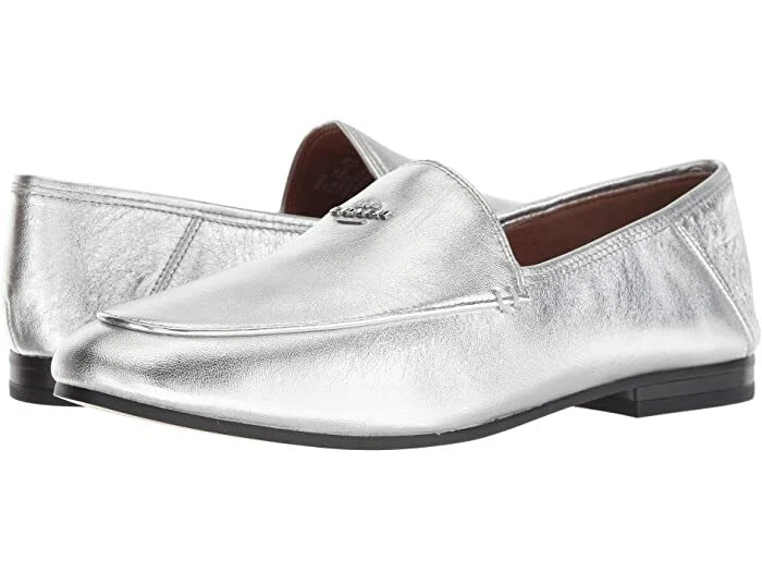 Coach Hallie Metallic Loafer N3842 Woman's Size 8.5 B