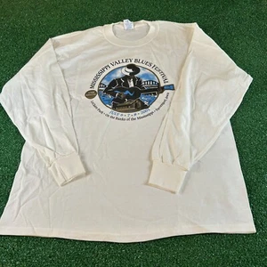 Vintage Mississippi Valley Blues Festival Graphic Tee Vintage Mens Extra Large - Picture 1 of 9