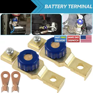 2PCS 12V Motorcycle Motor Battery Cutoff Kill Terminal Disconnect Switch Leakage - Picture 1 of 8