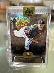 2017 JAMESON TAILLON TOPPS ARCHIVES AUTOGRAPH 1/1 PIRATES 2012 Bowman Platinum - Picture 1 of 4