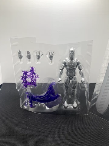 Marvel Legends Silver Surfer Action Figure Haslab Galactus Bonus Tier IN HAND Cover