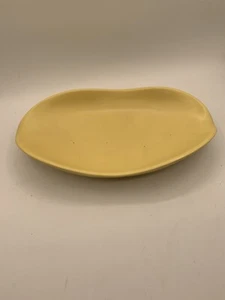 Vintage McCoy Pottery Yellow Centerpiece Console Bowl USA - Picture 1 of 10