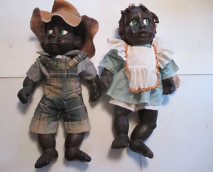 Naber Baby Tina & Martin Wood Dolls 1994 - Bild 1 von 12