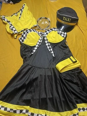 Ladies Halloween Costume - Taxi - Dreamgirl costume - 3x/4x - Image 1 of 4