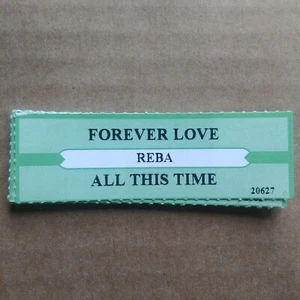 REBA MCENTIRE Forever Love/All This Time JUKEBOX STRIP Record 45 rpm 7" - Picture 1 of 1