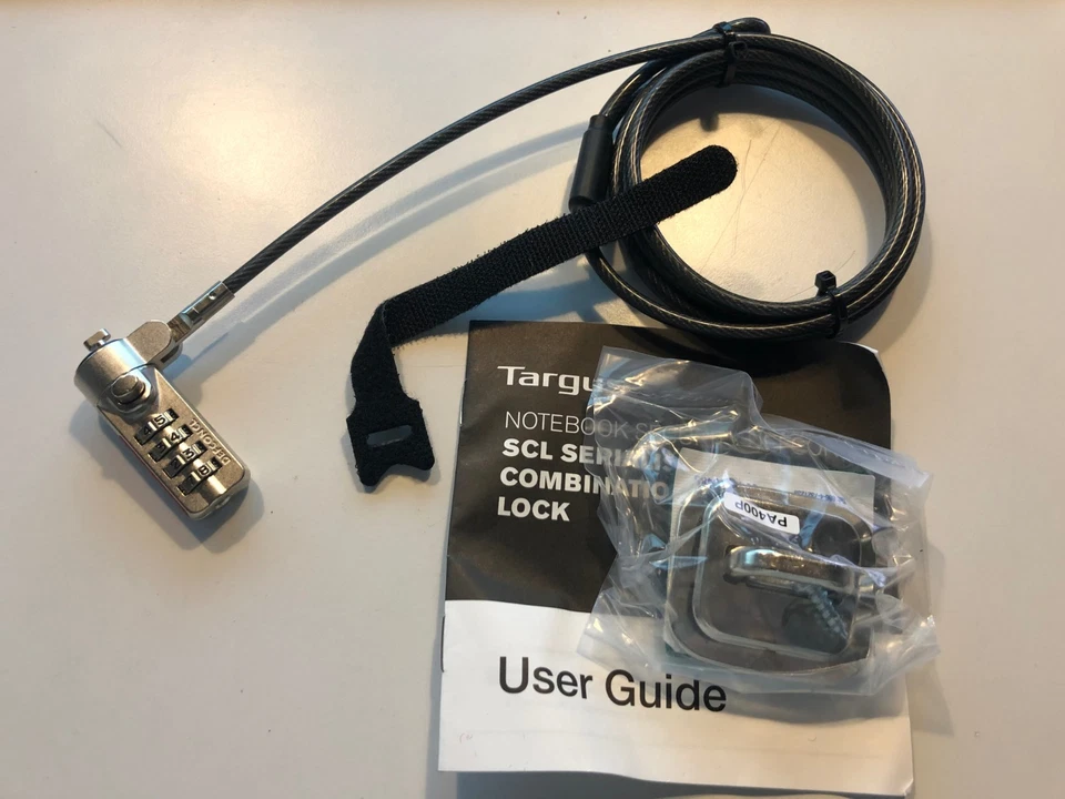Kabelschloss Laptop Targus Defcon CL Diebstahlschutz Notebook Schloss Kabel - Bild 1 von 1